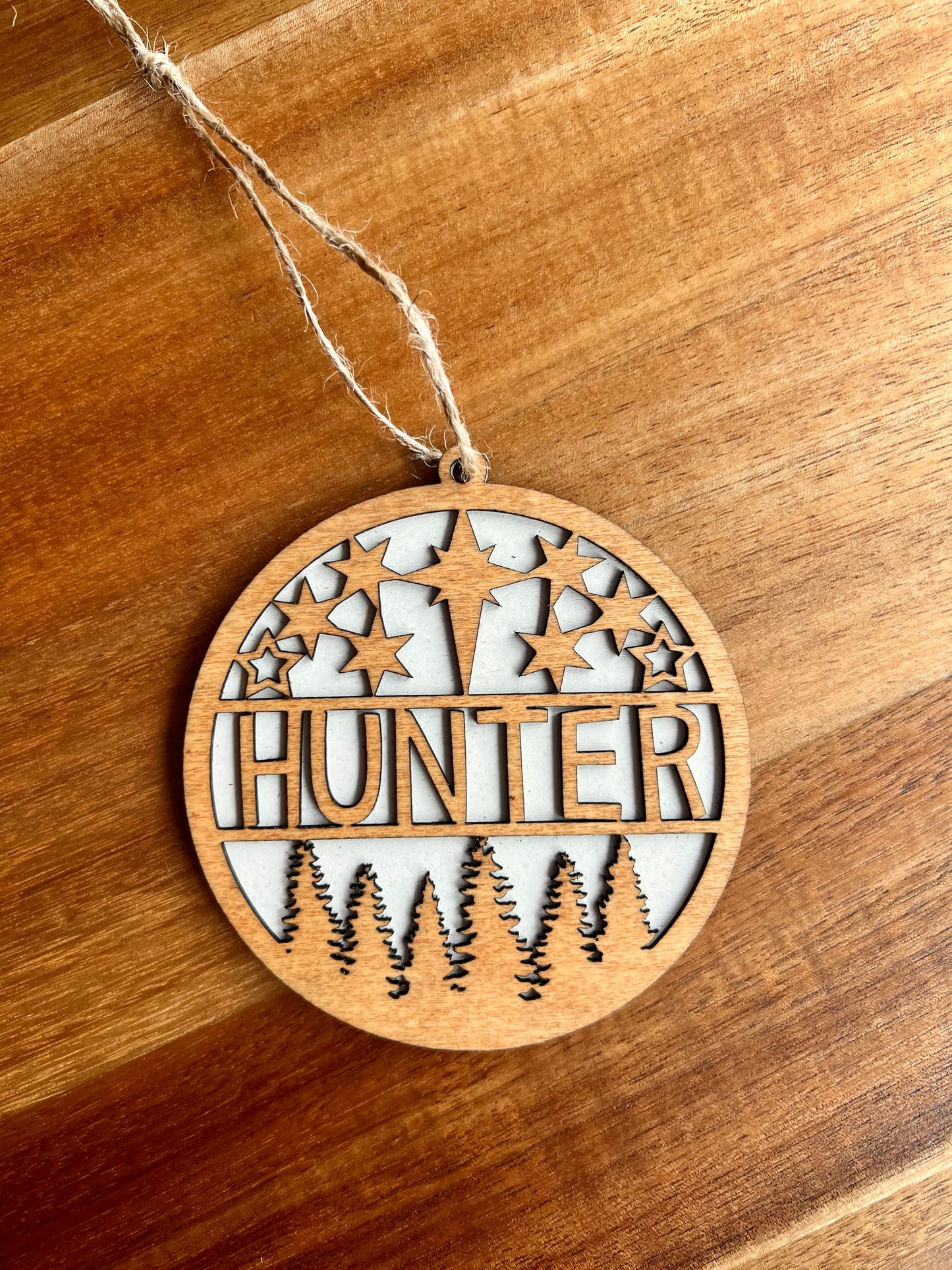 Personalised Christmas decoration - Layered