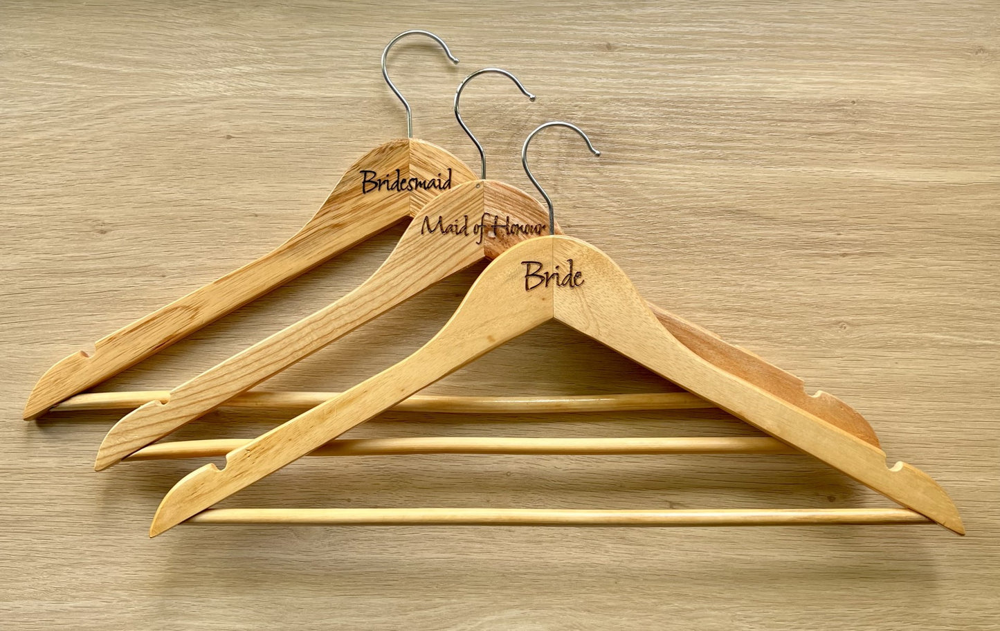 Personalised wedding hangers