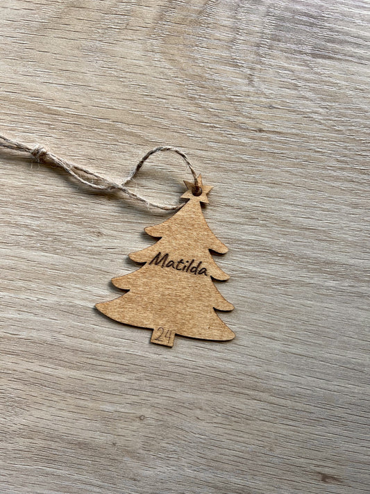 Personalised Christmas decoration- Tree